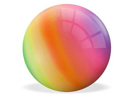 Pallone 14cm arcobaleno fluo 05066 Cheap