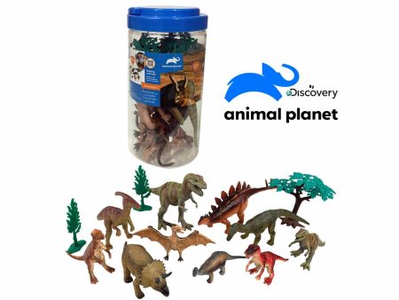 Animal planet barattolo dinosauro 13 pezzi 2509 Online