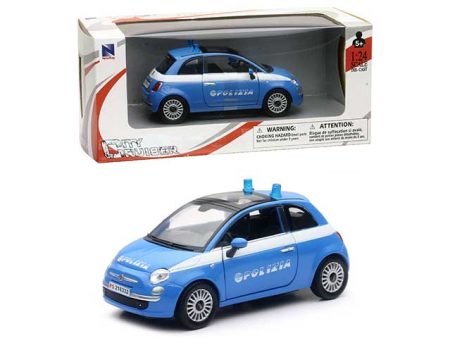 Auto 1:24 fiat 500 polizia 71353 For Discount