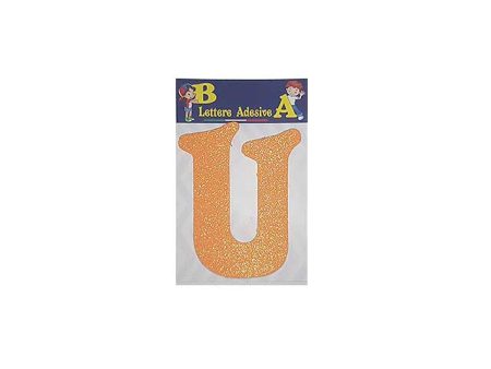 Lettera arancio u 12cm Supply