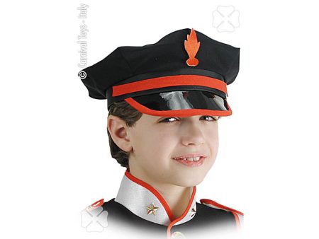 Cappello da carabiniere per bimbo in tessuto Online Hot Sale