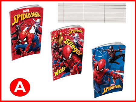 Maxi quaderno rigatura a spiderman - assortiti Supply