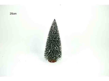 Albero abete innevato verde scuro 25cm Online now