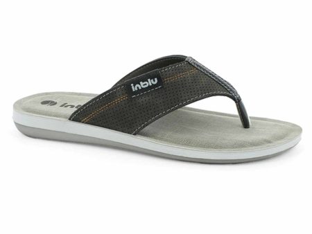 Infradito daino uomo tg.39-45 grigio da000021 Supply