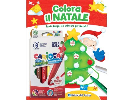 Libro edizioni del borgo colora il natale For Discount