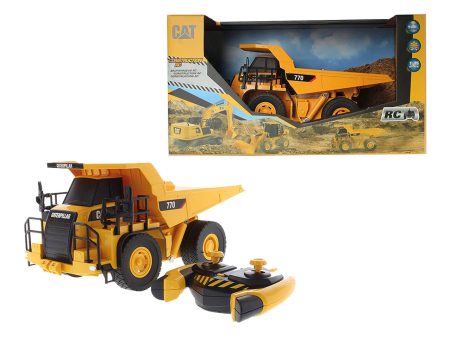 Mezzo da lavoro radiocomandato scala 1:35 cat 770 mining truck con funzionamento a batteria Hot on Sale