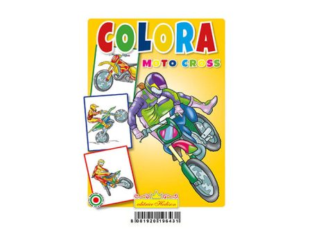 Libro colora motocross Fashion