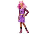 Rubies costume clawdeen deluxe taglia l 11-12 anni - monster high abito con dettagli stampati, cintura, collana e fascia per capelli con orecchini Online now