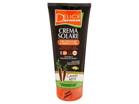 Delice solaire crema solare spf 30 formato da 200ml alla carota nera Online now