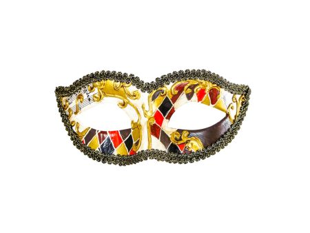 Maschera da arlecchino veneziano on Sale