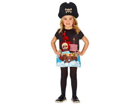 Costume da capitano pirata - il costume comprende vestito e cappello - taglia 2-3 anni Cheap