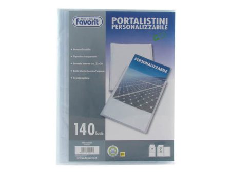 Portalistini 140buste 22x30 100460335 Supply