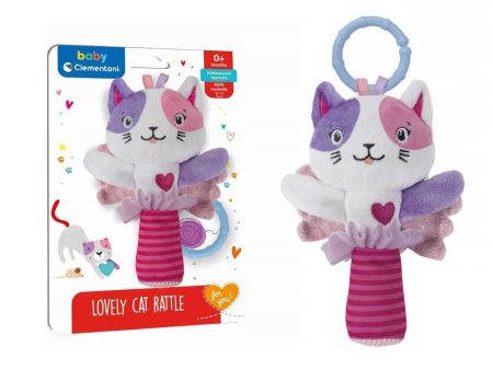 Baby clementoni cat rattle Online now