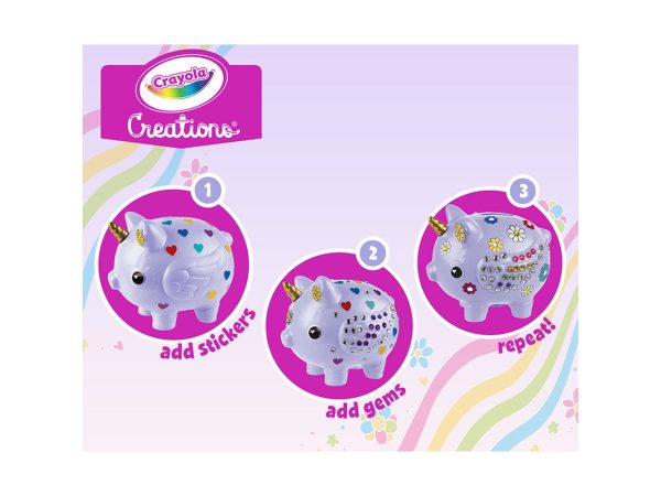 Crayola set decora il tuo salvadanaio creations For Discount