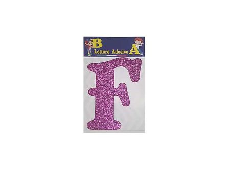 Lettera fucsia f 12cm Supply