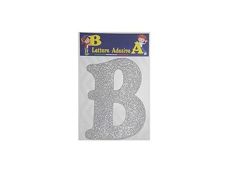 Lettera argento b 12cm Cheap