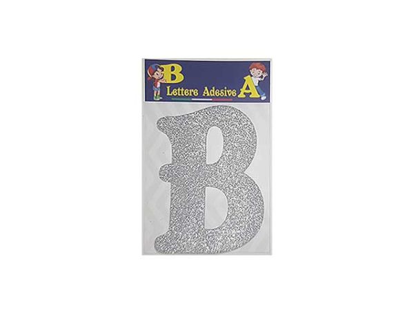 Lettera argento b 12cm Cheap