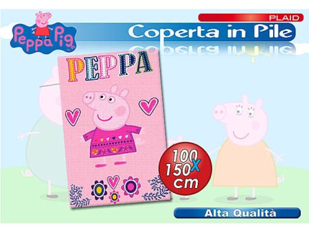 Coperta pile 100x150 peppa pig pp07201 Online