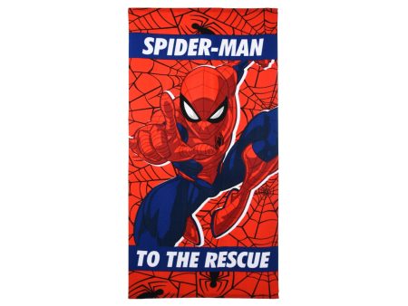 Telo mare Spiderman in microfibra rosso 70x140 cm - Sun City Online Sale