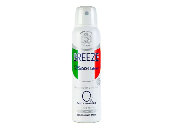 Breeze deodorante spray 150ml mediterraneo For Cheap