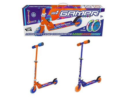 Scooter gamer ruote 120mm c luci 707300126 Fashion