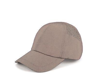 Cappello baseball 6 pannelli in microfibra con laseratura beige taglia unica Online