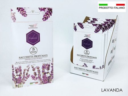 Profumatore armadi cassetti 3 pezzi lavanda 952352 Online