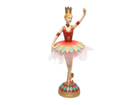 Decorazione natalizia ballerina misura 11x10x27,5cm on Sale