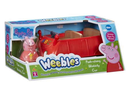 Peppa pig weebles push along wobbily car Online