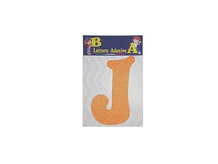 Lettera arancio j 12cm Hot on Sale