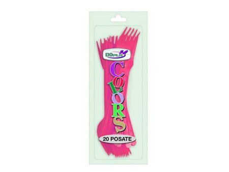 Fucsia forchette 20 pezzi 03542 Hot on Sale