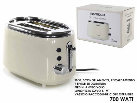 Tostapane 700w colore crema Discount