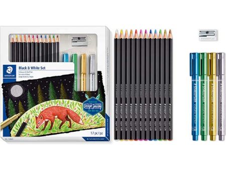 Staedtler set per carta bianca e nera Cheap