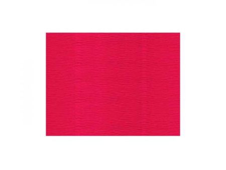 Carta increspata in colore fucsia 50X250cm For Sale