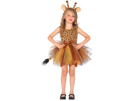 Costume da giraffa - il costume comprende vestito tutu e copricapo - taglia 3-4 anni Online Hot Sale