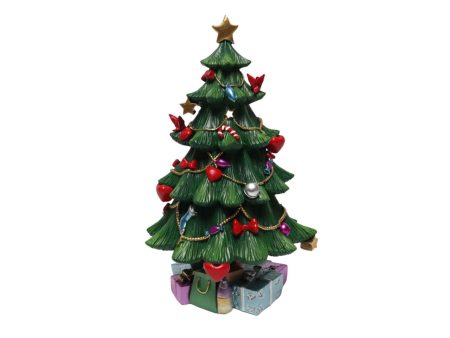 Decorazione natalizia albero di natale misura 14x14x24cm Online Sale