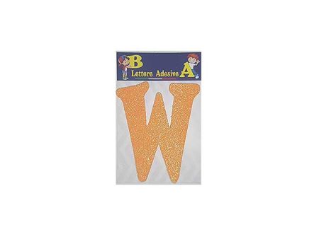 Lettera arancio w 12cm Online Hot Sale