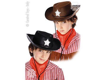 Cappello cow-boy bimbo 05900 Fashion