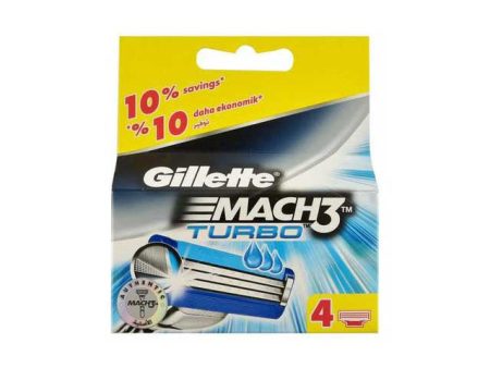 Gillette mach 3 ricambi x 4 turbo $ For Discount