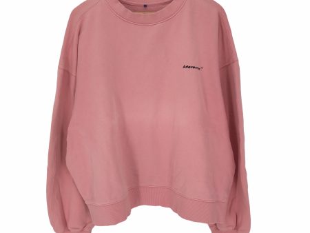 アダーエラー ADER error 19SS  PINK SWEAT ロゴ プリント クルーネック ピンク スウェット メンズ  3 Cheap