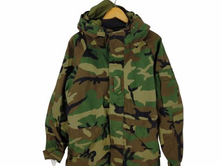 ユーエスアーミー US ARMY 98年製 ALPHA製 ECWCS GEN1 COLD WEATHER PARKA CAMOUFLAGE 後期型 ゴアテックスパーカー メンズ  LARGE-REGULAR Hot on Sale